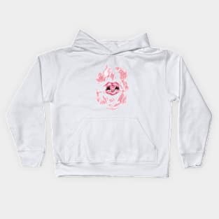 Pink Lips Kids Hoodie